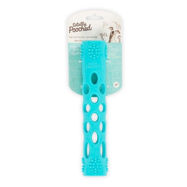 Totally Dog Huff N Puff Stick Dog Toys, Teal 628043607347